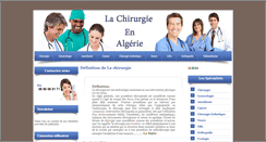Desktop Screenshot of chirurgie-algerie.com